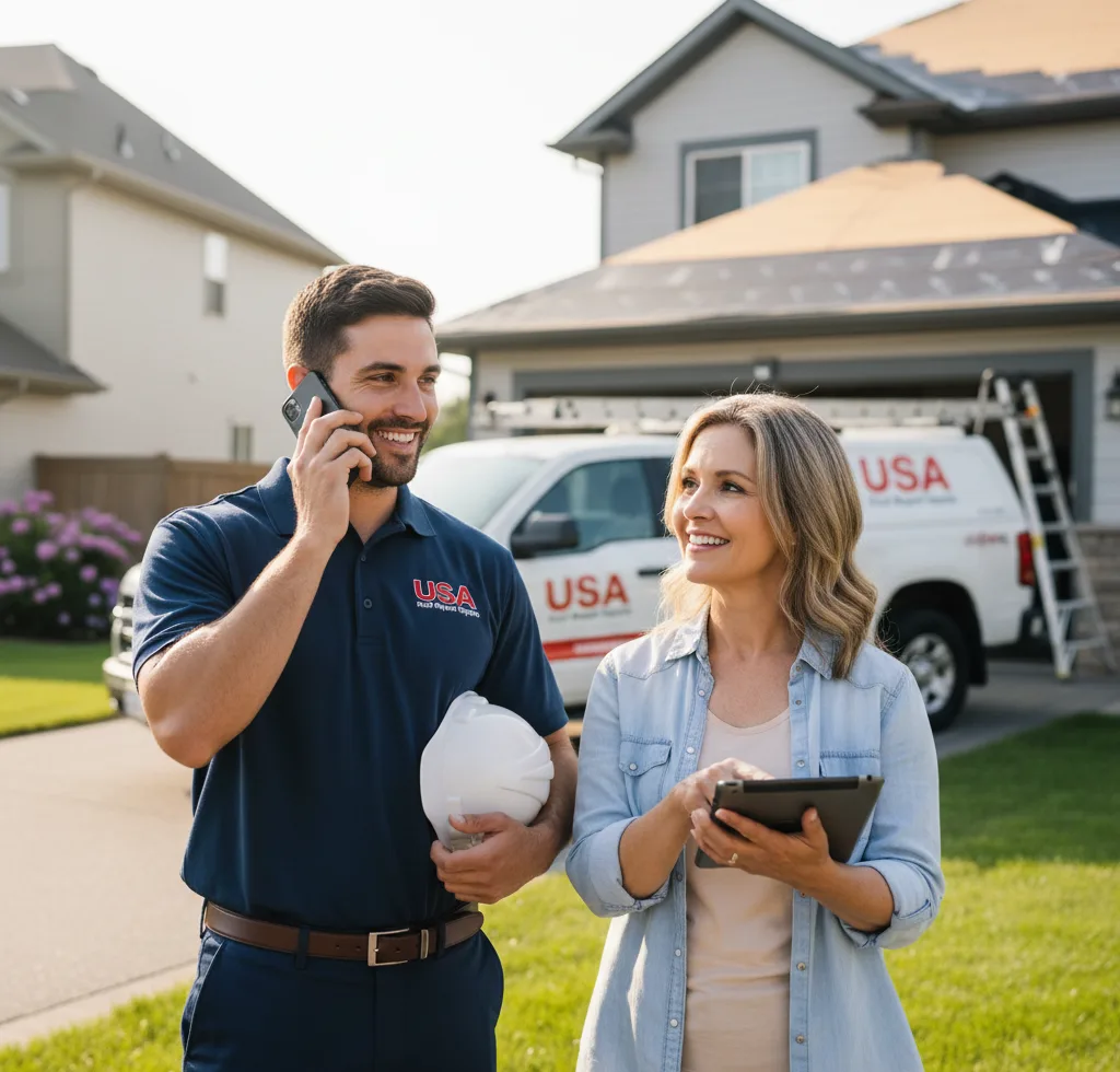 USA Roof Repair Experts customer support in Gambier
